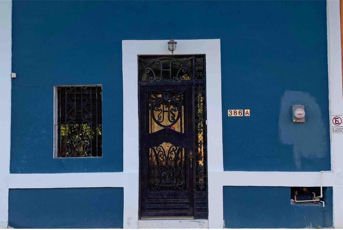 Casita Azul Colonial En El Centro De Merida. Bagian luar foto