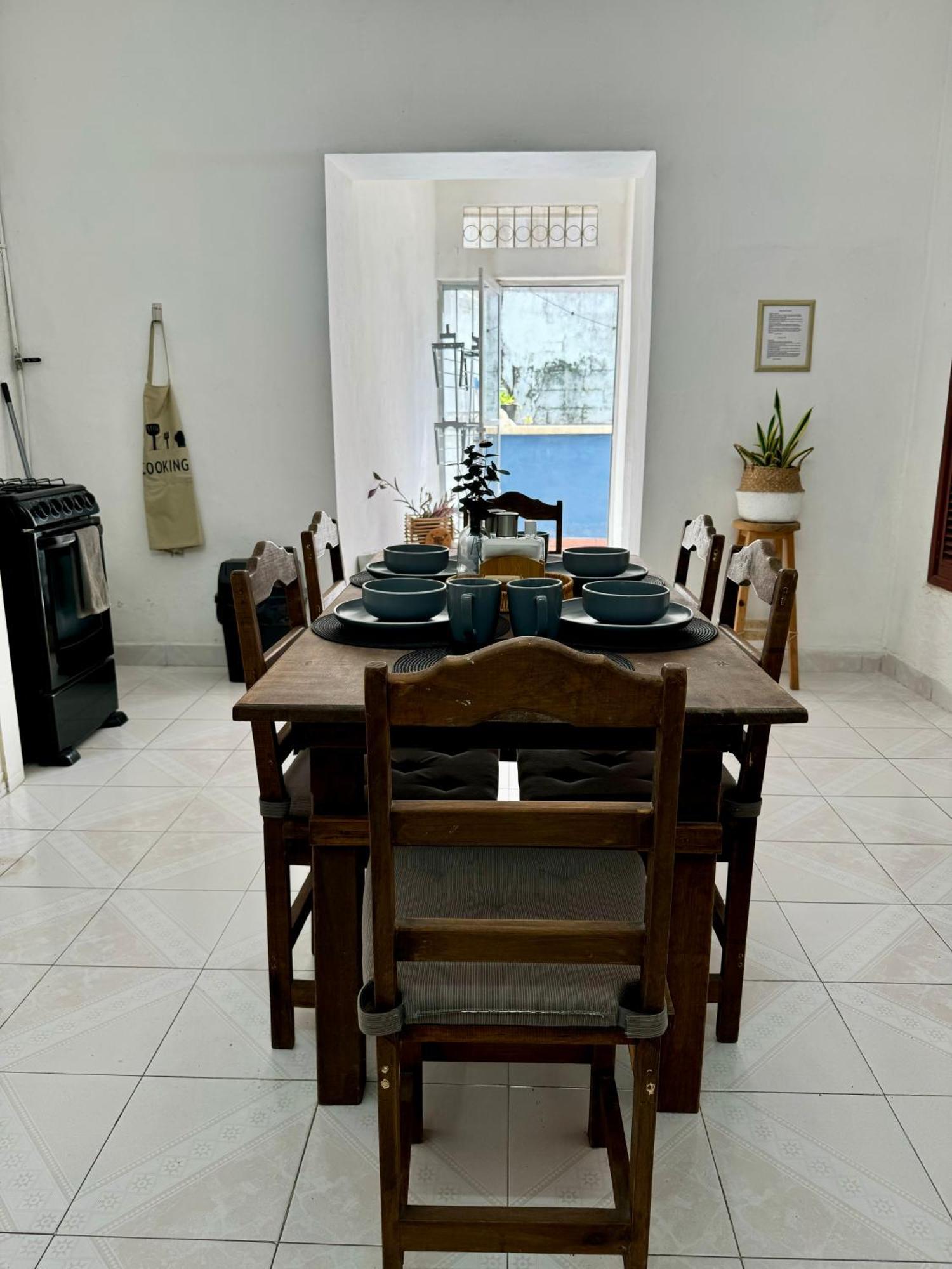 Casita Azul Colonial En El Centro De Merida. Bagian luar foto